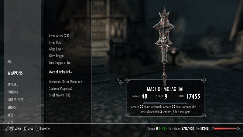 skyrim overpowered weapons mod
